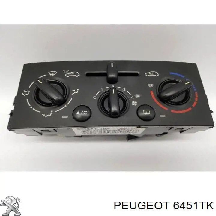 Sterownik trybów ogrzewania/klimatyzacji do Peugeot 207  WA, WC