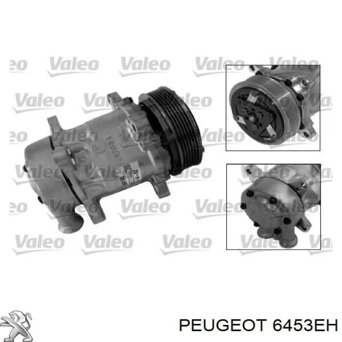 6453EH Peugeot/Citroen sprężarka klimatyzacji