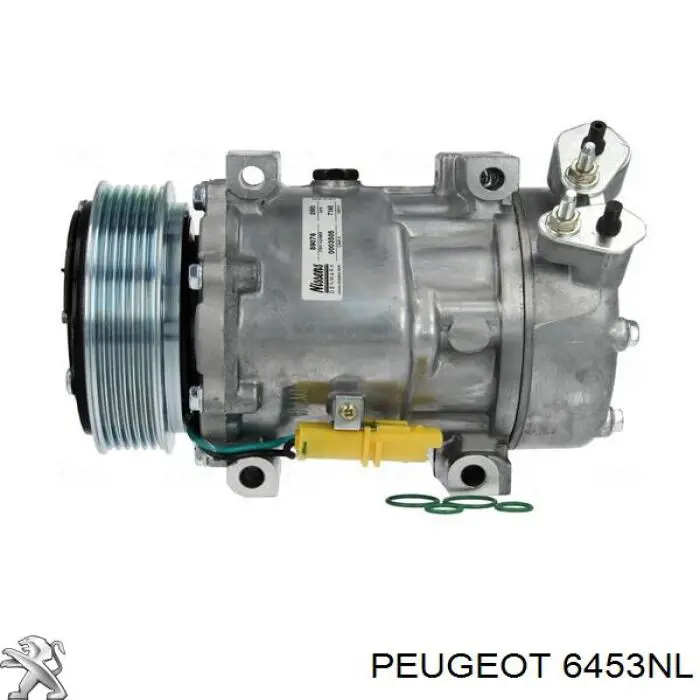 6453NL Peugeot/Citroen Sprężarka klimatyzacji