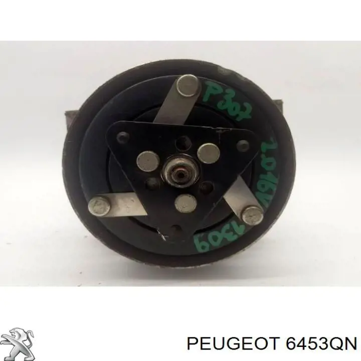 Sprężarka klimatyzacji Peugeot/Citroen 6453QN cena, od 85,28 USD