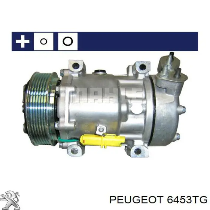 6453TG Peugeot/Citroen Sprężarka klimatyzacji