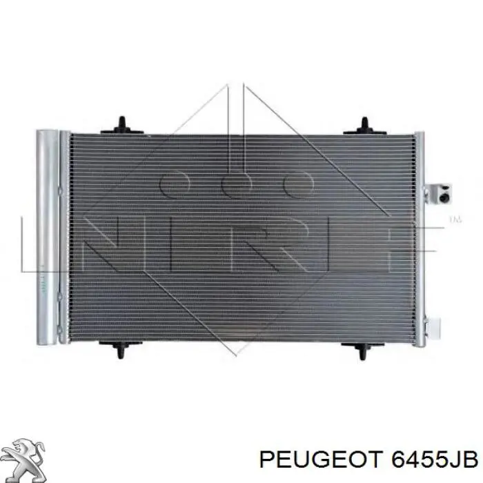 Do koszyka 6455JB Peugeot/Citroen Chłodnica klimatyzacji