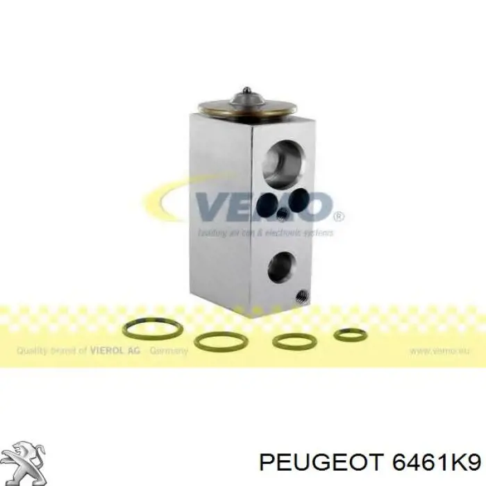 6461K9 Peugeot/Citroen Zawór termostatyczny klimatyzacji