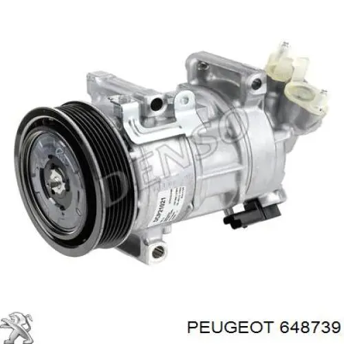 Sprężarka klimatyzacji Peugeot/Citroen 648739 cena, od 182,09 USD
