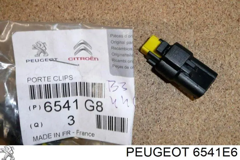 Do koszyka 6541E6 Peugeot/Citroen Klema akumulatora