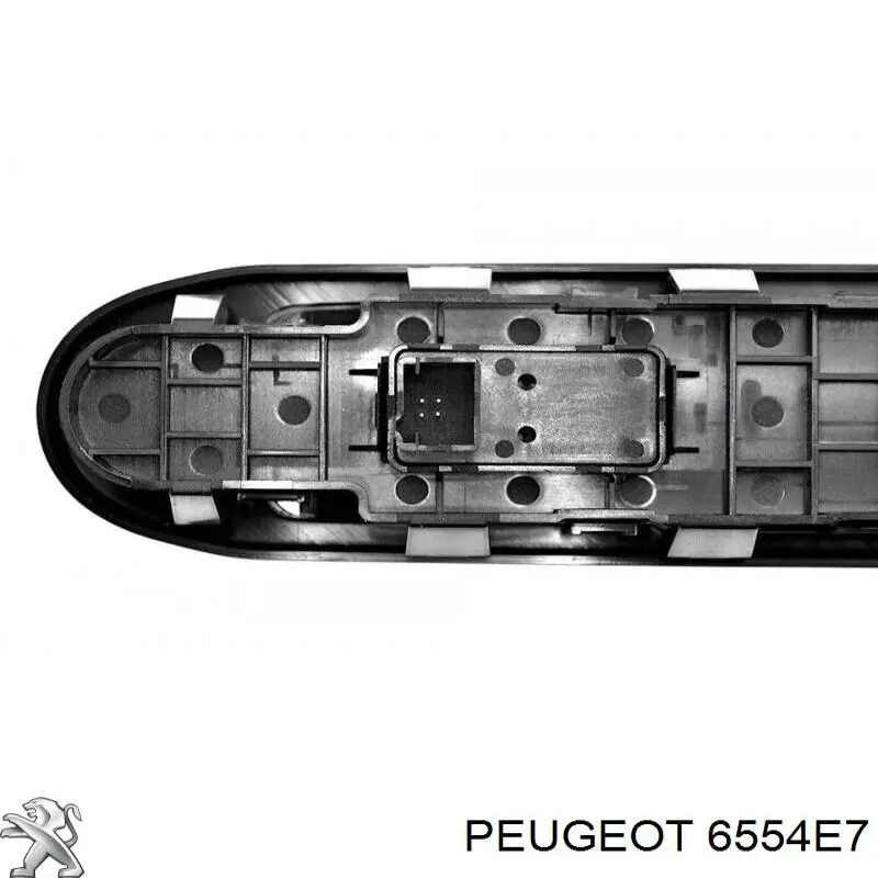Panel przyciskowy sterowania podnośnikiem szyby przedni prawy Peugeot/Citroen 6554E7 cena, od 27,24 USD