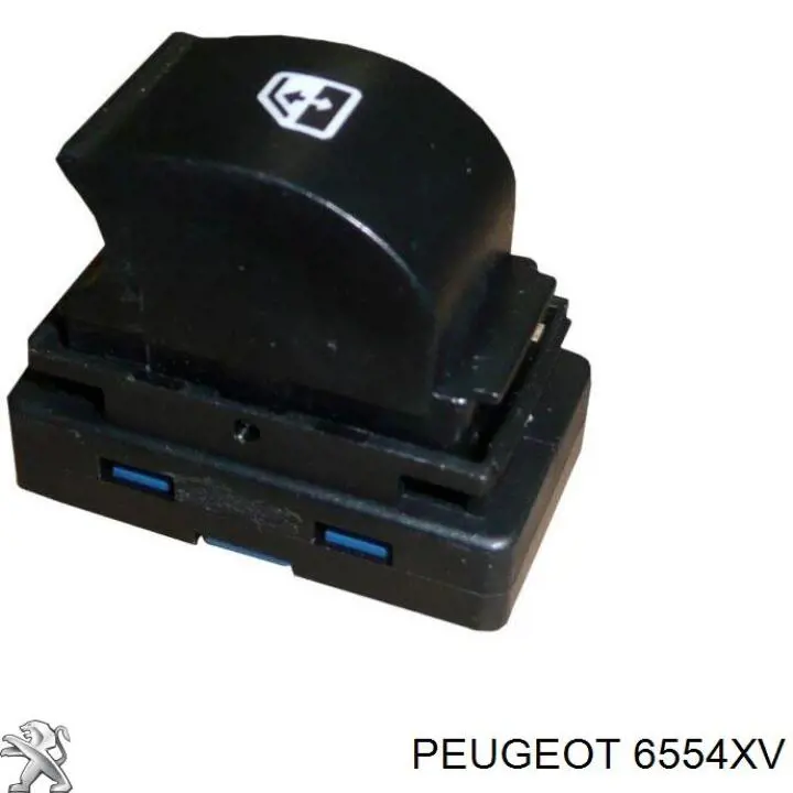 Włącznik przyciskowy podnośnika szyby przedni prawy Peugeot/Citroen 6554XV cena, od 40,86 USD