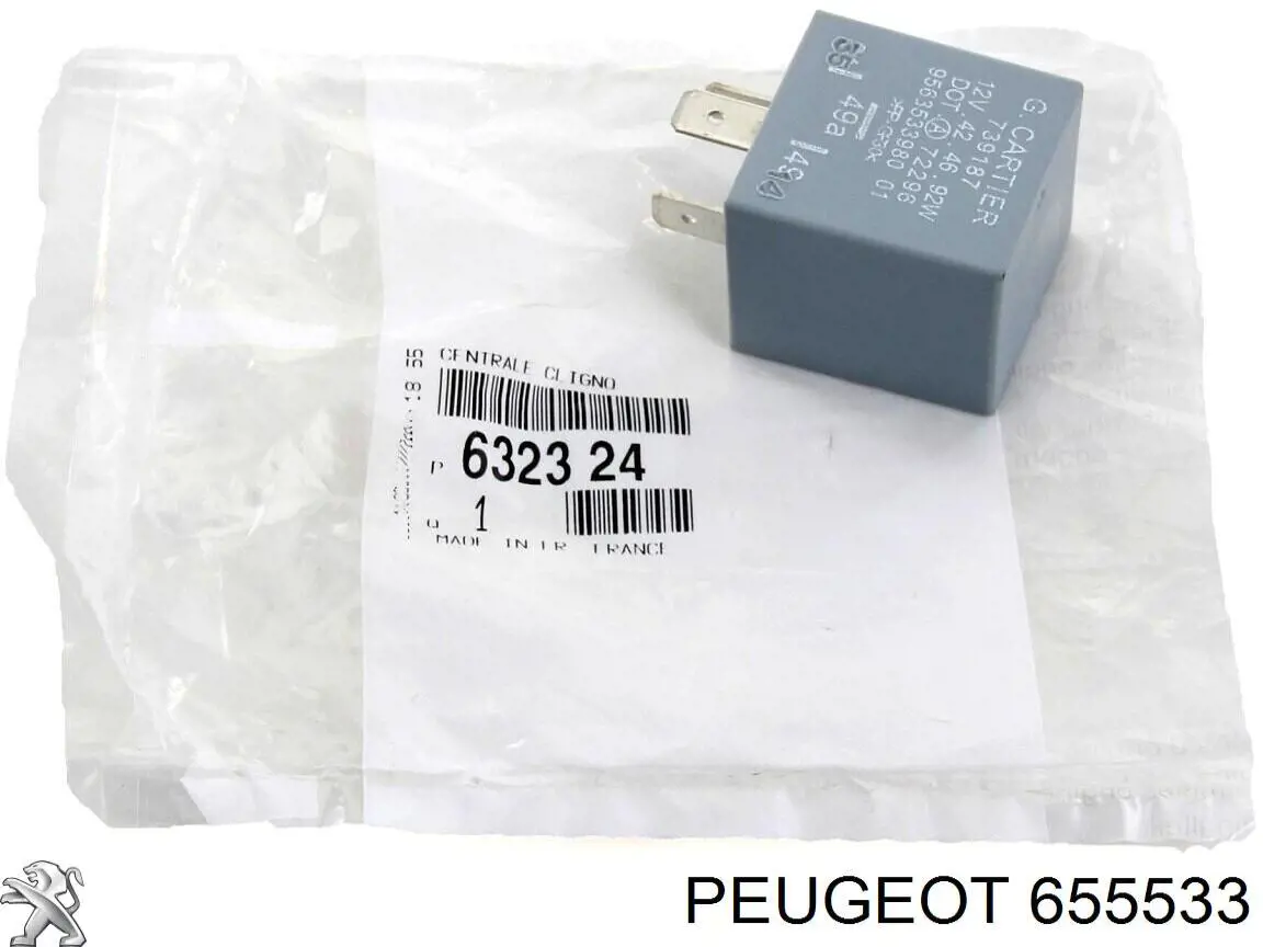 Przekaźnik wentylatora 655533 Peugeot/Citroen