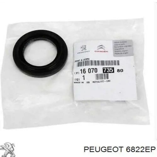 Uszczelniacz półosi lewej mostu przedniego Peugeot/Citroen 6822EP cena, od 3,86 USD