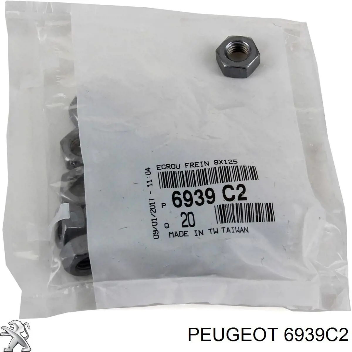 6939C2 Peugeot/Citroen Pasek rozrządu, zestaw