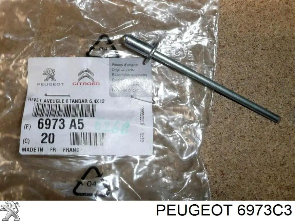 Do koszyka 6973C3 Peugeot/Citroen Szyba przednia