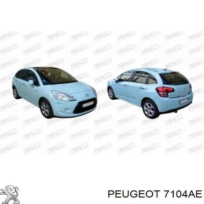 Do koszyka 9801492180 Peugeot/Citroen Osłona chłodnicy kompletna (panel mocowania reflektorów)