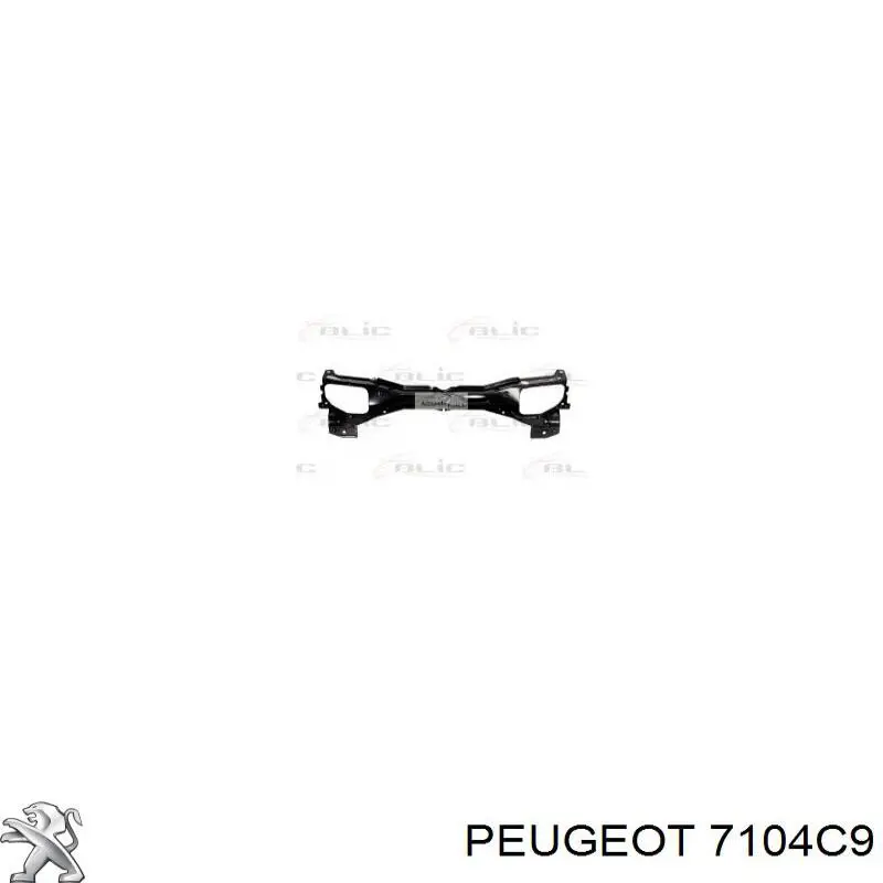 Osłona chłodnicy kompletna (panel mocowania reflektorów) Peugeot/Citroen 7104C9 cena, od 78,16 USD