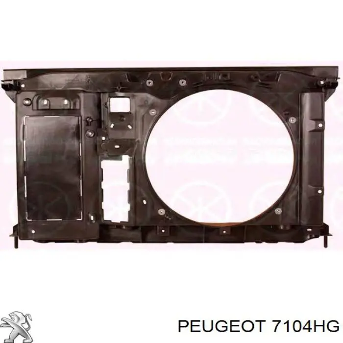 Dyfuzor chłodnicy Peugeot/Citroen 7104HG cena, od 71,51 USD