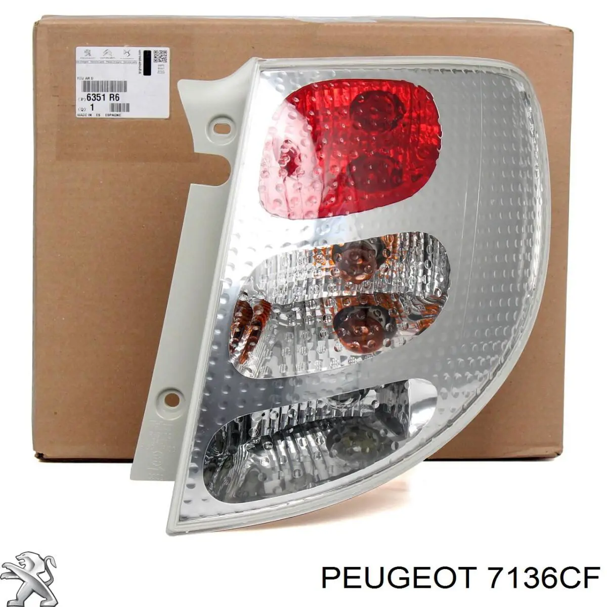 Nadkole błotnika przedniego prawe Peugeot/Citroen 7136CF cena, od 24,64 USD