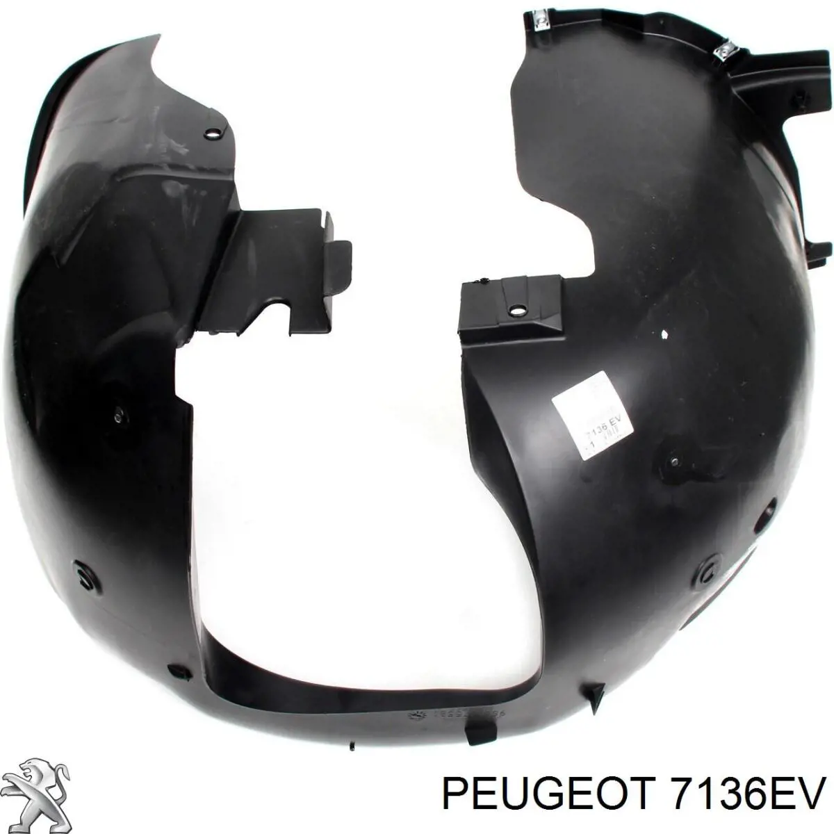 Do koszyka 7136EV Peugeot/Citroen Nadkole błotnika przedniego prawe