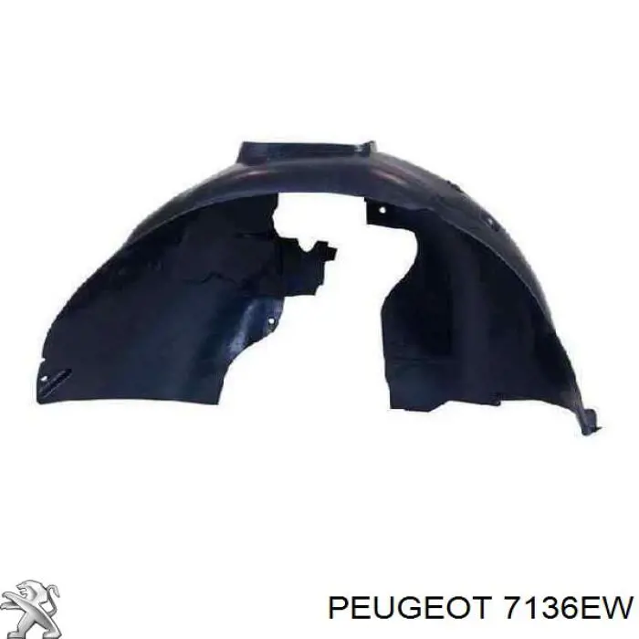 Nadkole błotnika przedniego lewe Peugeot/Citroen 7136EW cena, od 9,73 USD