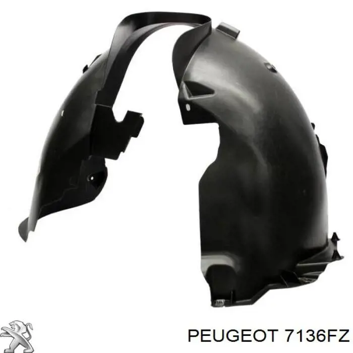 Nadkole błotnika przedniego lewe Peugeot/Citroen 7136FZ cena, od 19,79 USD