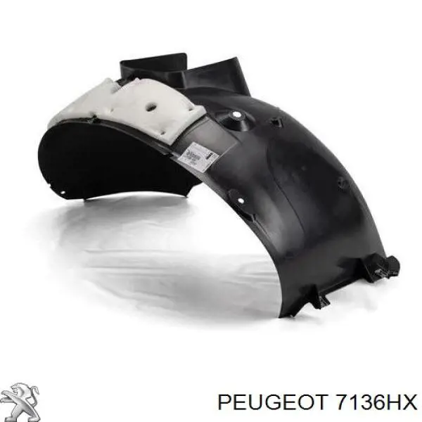 Nadkole błotnika przedniego prawe do Peugeot 3008 I 0U