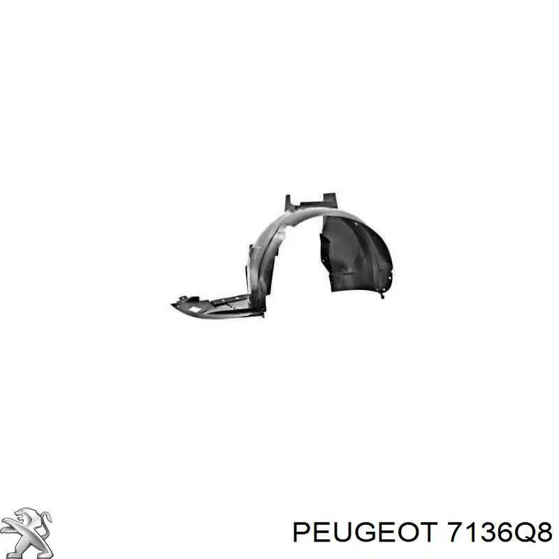 Nadkole błotnika przedniego prawe Citroen C3 I hatchback (FC) (2002 - 2009) cena, od 42,29 USD