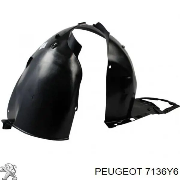 Nadkole błotnika przedniego lewe Peugeot/Citroen 7136Y6 cena, od 24,98 USD