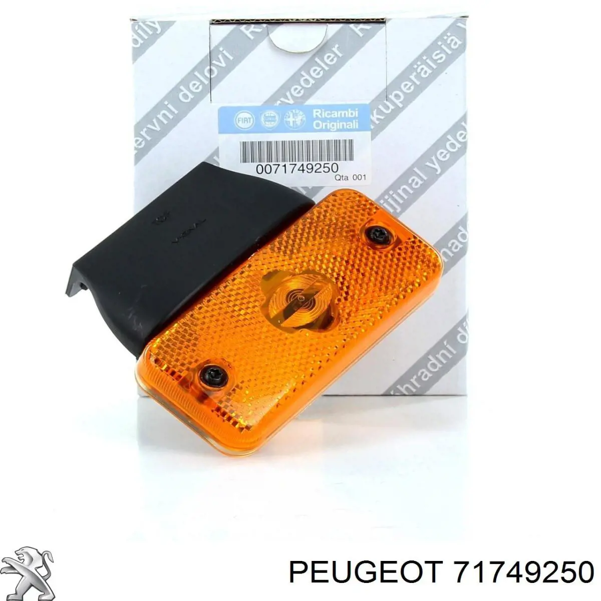 Do koszyka 71749250 Peugeot/Citroen Lampa pozycyjna boczna (furgon)