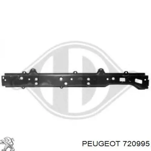 Osłona chłodnicy dolna (panel mocowania reflektorów) Peugeot 307 (3A, 3C)