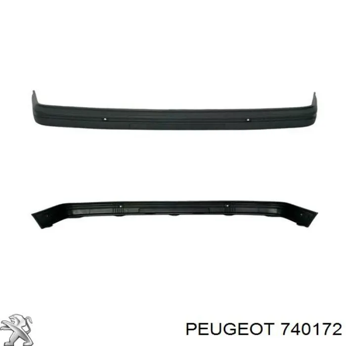 740172 Peugeot/Citroen Zderzak przedni