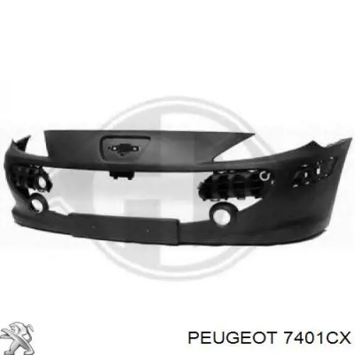 Do koszyka 7401CX Peugeot/Citroen Zderzak przedni