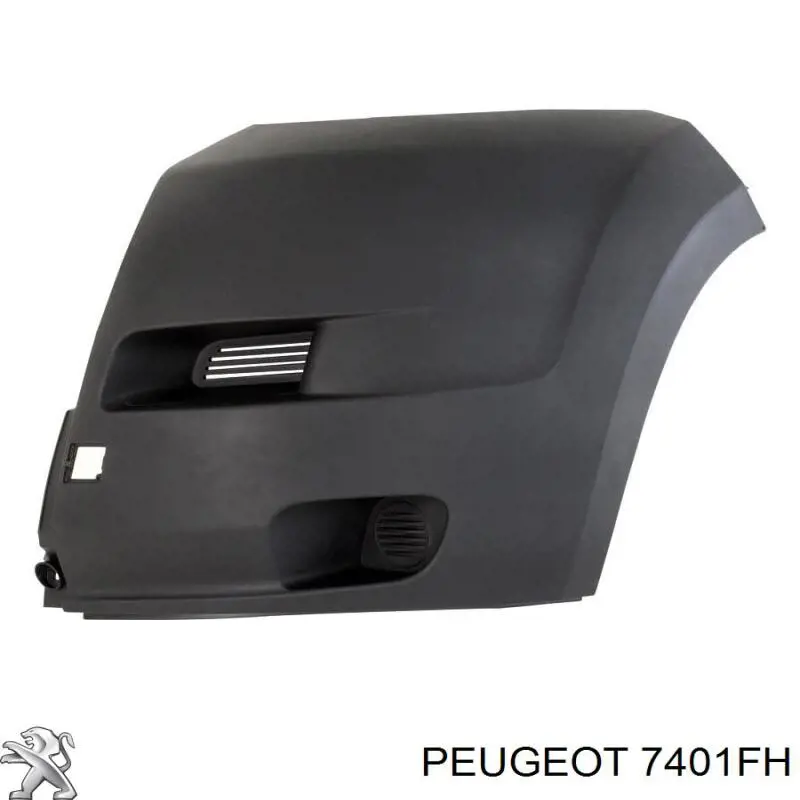 Do koszyka 7401FH Peugeot/Citroen Zderzak przedni, lewa część
