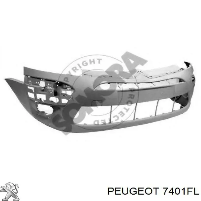 Zderzak przedni Peugeot/Citroen 9680402277 cena, od 243,47 USD