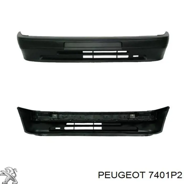 Do koszyka 7401P2 Peugeot/Citroen Zderzak przedni
