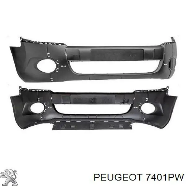 Zderzak przedni Peugeot/Citroen 7401PW cena, od 66,74 USD