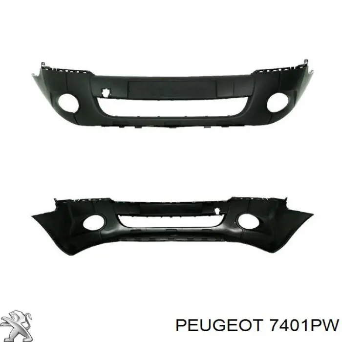 Do koszyka 7401PW Peugeot/Citroen Zderzak przedni
