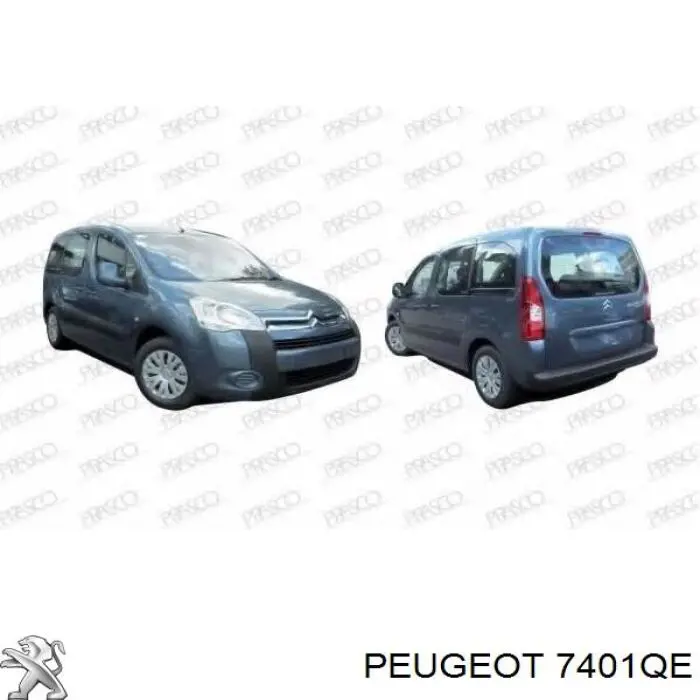 Zderzak przedni Peugeot/Citroen 7401QE cena, od 284,05 USD