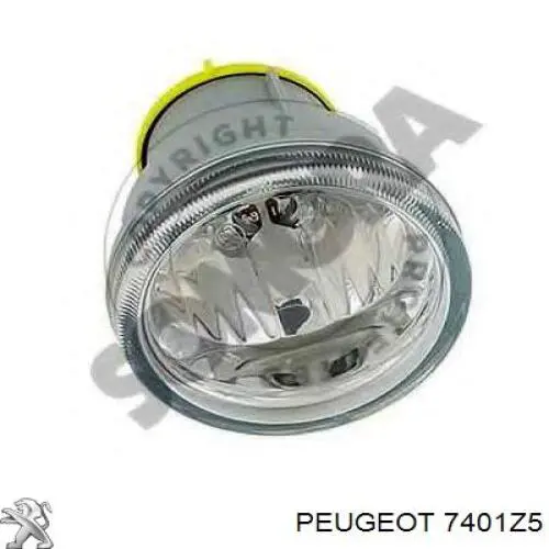 Zderzak przedni 7401Z5 Peugeot/Citroen