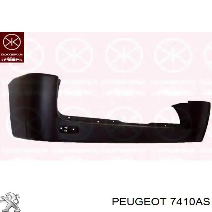 7410AS Peugeot/Citroen Zderzak tylny