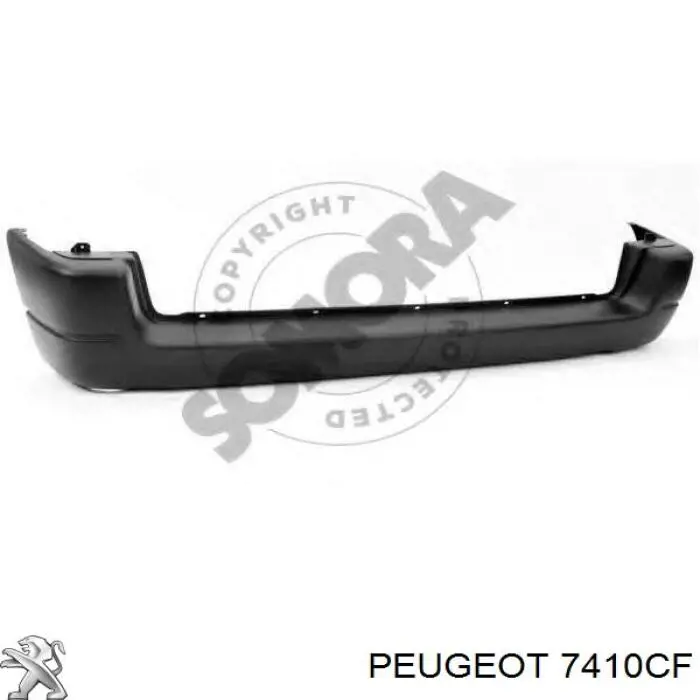Zderzak tylny Peugeot/Citroen 7410CF cena, od 137,91 USD