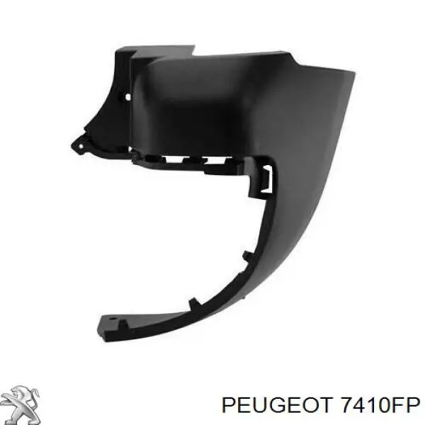 7410FP Peugeot/Citroen Zderzak tylny, prawa część