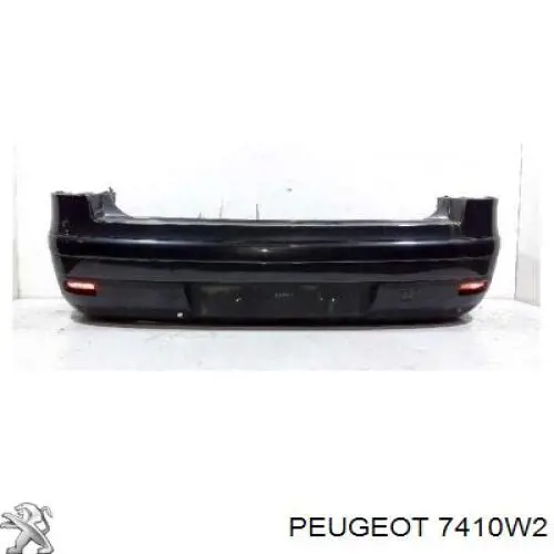 7410W2 Peugeot/Citroen Zderzak tylny