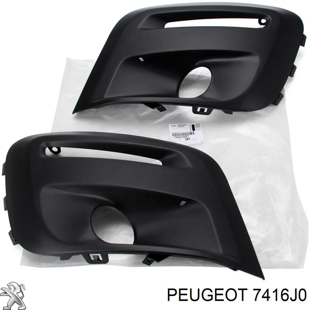 7416J0 Peugeot/Citroen Zestaw mocowań/ wsporników zderzaka tylnego