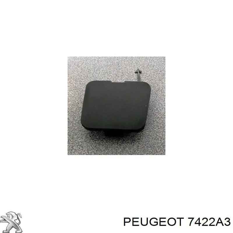 Zaślepka haku holowniczego zderzaka przednia Peugeot/Citroen 7422A3 cena, od 11,87 USD