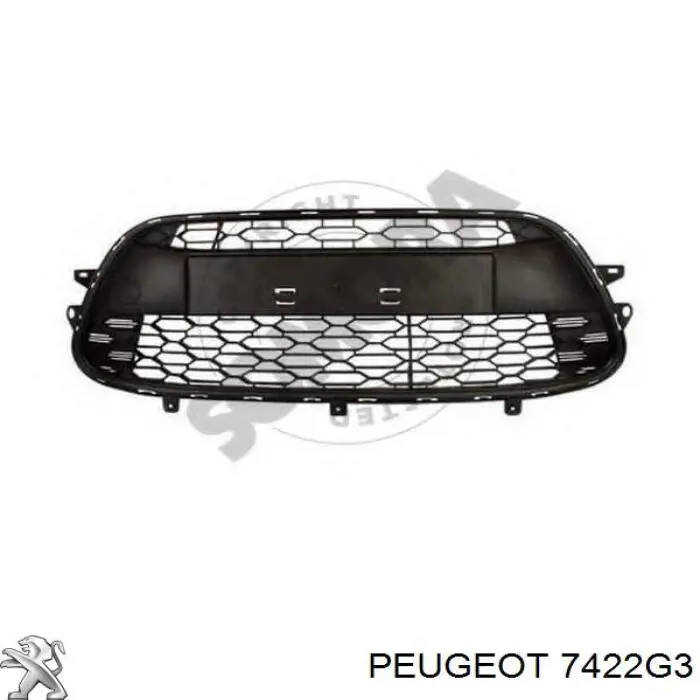 Do koszyka 7422G3 Peugeot/Citroen Kratka zderzaka przedniego