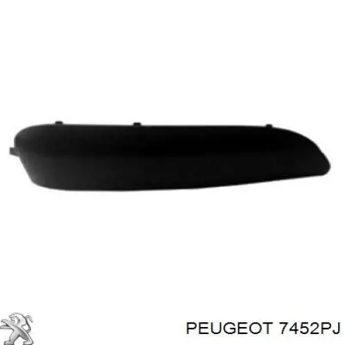 Nakładka na zderzak przedni prawa Peugeot/Citroen 7452PJ cena, od 24,19 USD