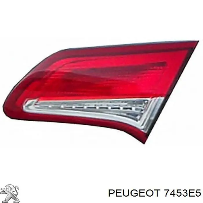 Lampa zespolona tylna prawa wewnętrzna Peugeot/Citroen 7453E5 cena, od 59,59 USD