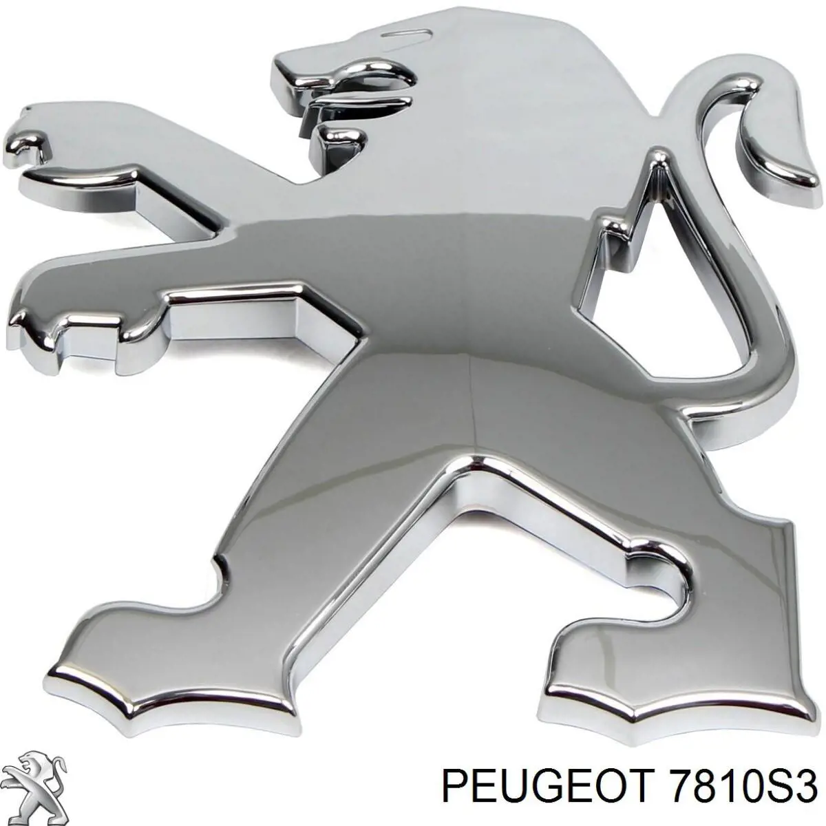 7810S3 Peugeot/Citroen Emblemat na klapę bagaznika (znaczek firmowy)