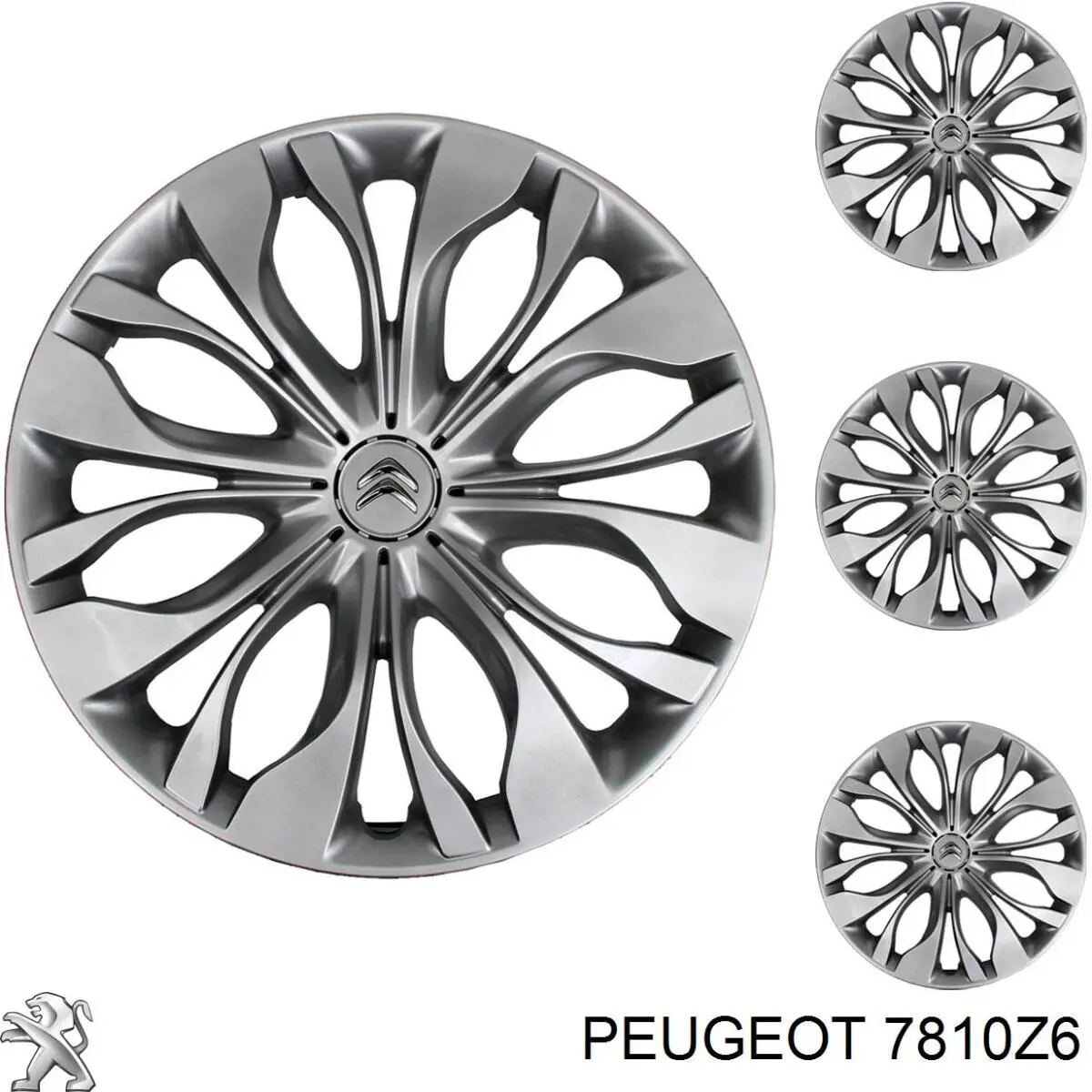  Emblemat na klapę bagaznika (znaczek firmowy) Citroen C4 2