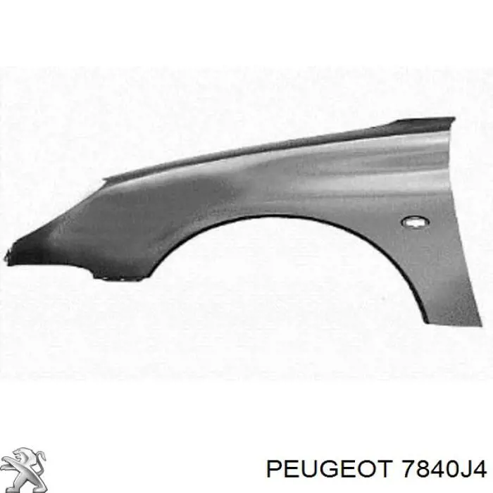 Błotnik przedni lewy Peugeot/Citroen 7840J4 cena, od 55,07 USD