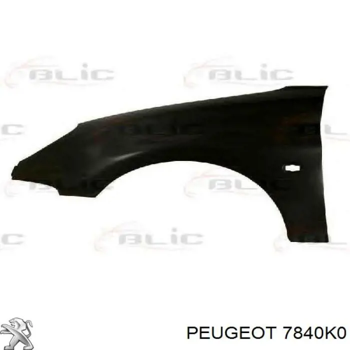 Błotnik przedni lewy do Peugeot 206  2D
