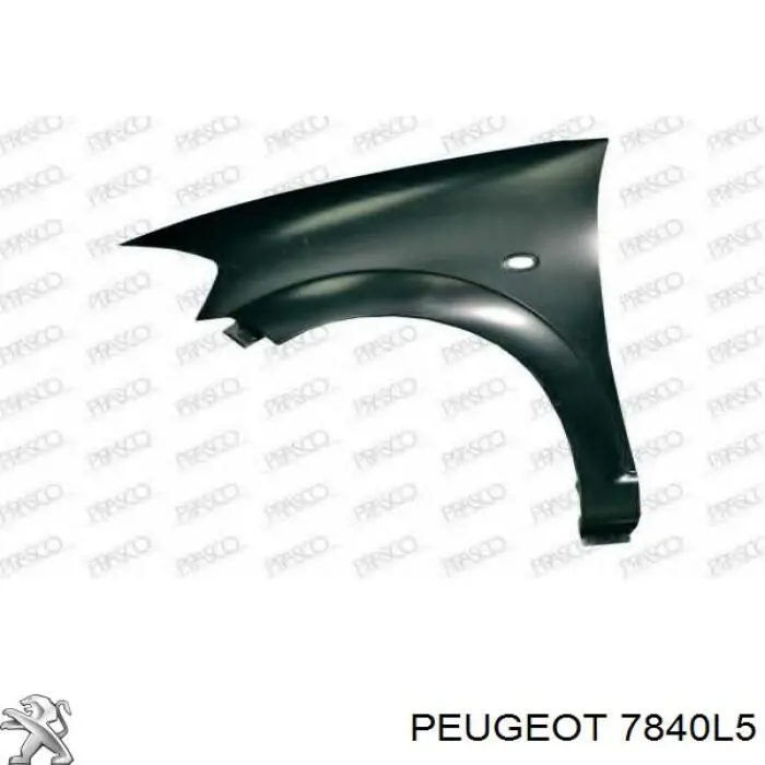 Błotnik przedni lewy do Citroen C3 I FC